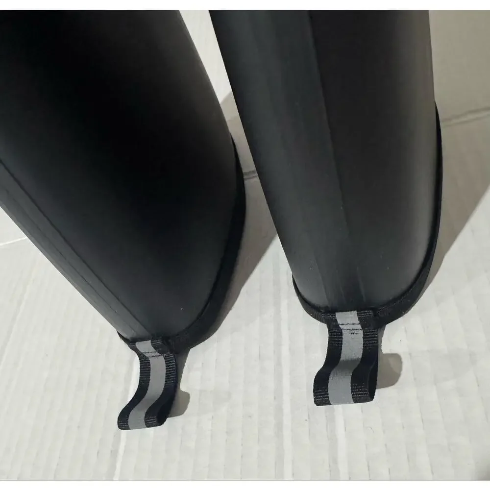 SureWay Waterproof Rain Boots Black Mid-Calf Garden Mud Boots Size 7 Gorpcore